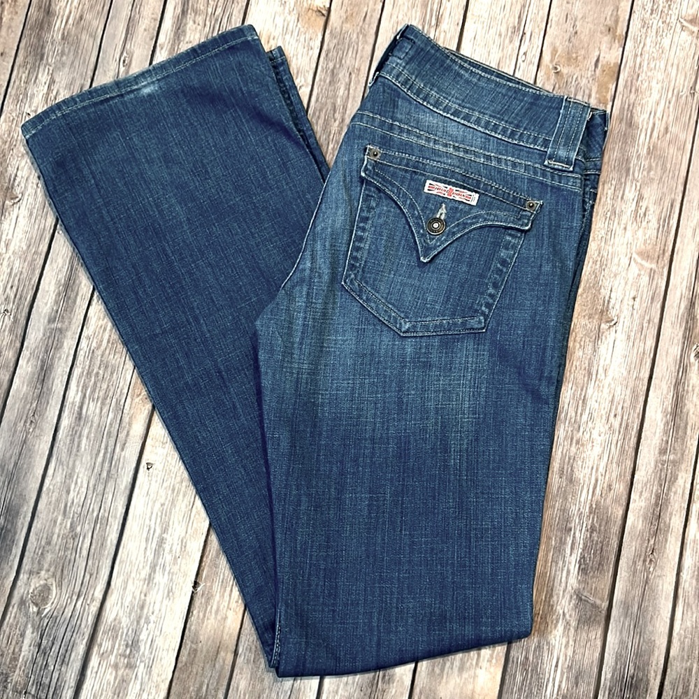 Hudson USA back flap bootcut jeans 29